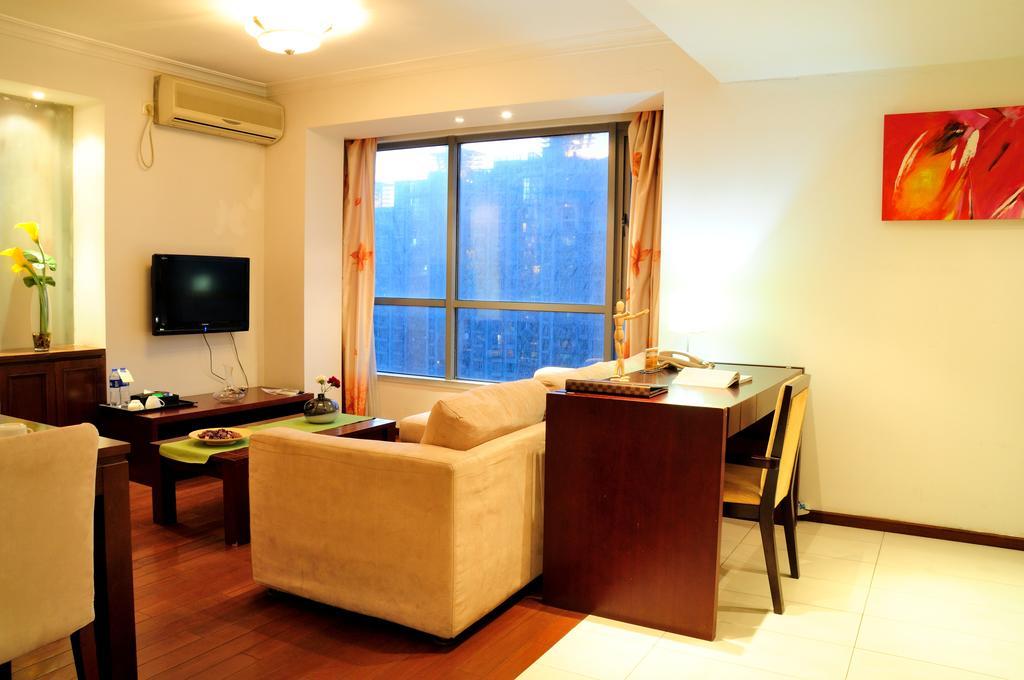 Shanghai Kingland Serviced Apartment Bagian luar foto