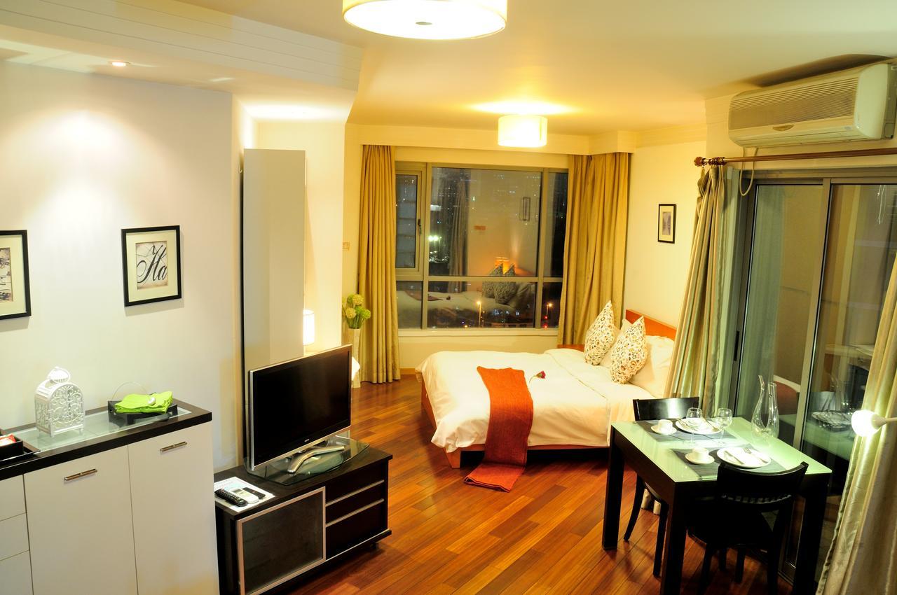 Shanghai Kingland Serviced Apartment Bagian luar foto